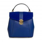 Rucsac dama din piele naturala DiAmanti Marco Blu